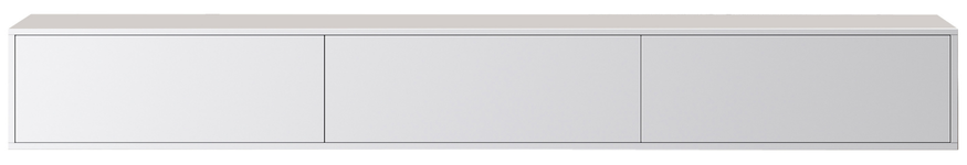 Zwevende Tv Meubel - Mat Wit - Recht