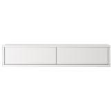 Zwevende Gangkast - Mat Wit - L100 x D25 x H20 cm