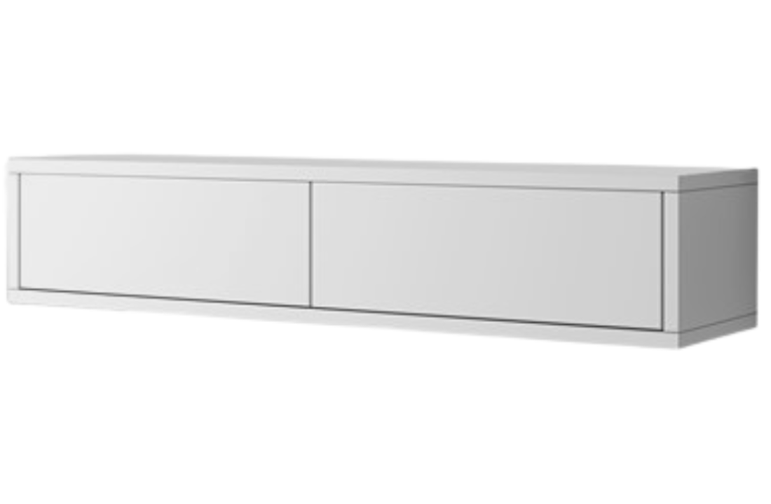 Zwevende Gangkast - Mat Wit - L100 x D25 x H20 cm