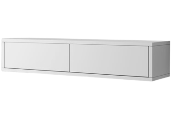 Zwevende Gangkast - Mat Wit