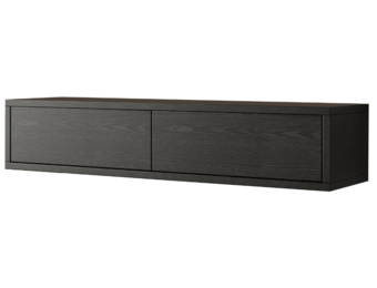 Zwevende Gangkast - Zwart Eiken