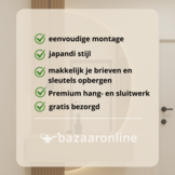 Zwevende Gangkast - Beige - L100 x D25 x H20 cm