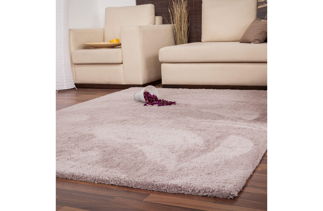 Velvet Vloerkleed hoogpolig Beige - Eric Kuster Stijl
