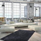 Velvet Vloerkleed hoogpolig Grafiet - Eric Kuster Stijl