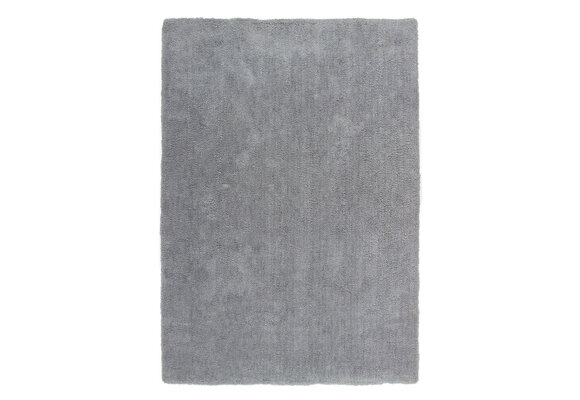 Velvet Vloerkleed hoogpolig Zilver