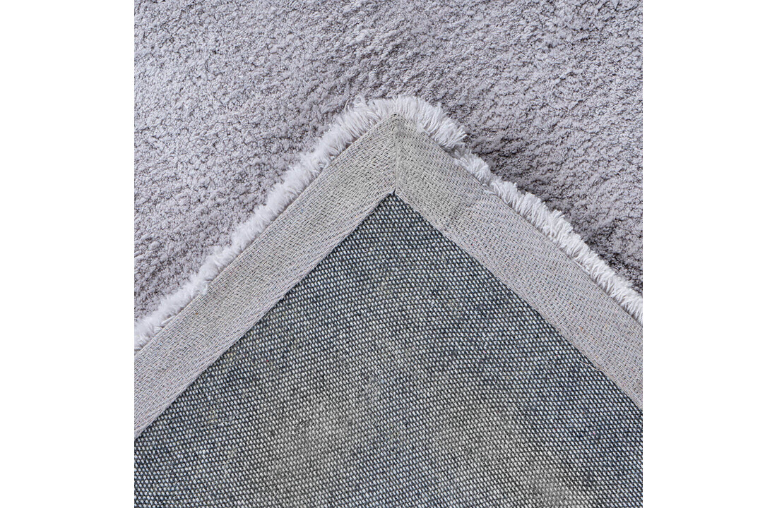 Velvet Vloerkleed hoogpolig Zilver - Eric Kuster Stijl