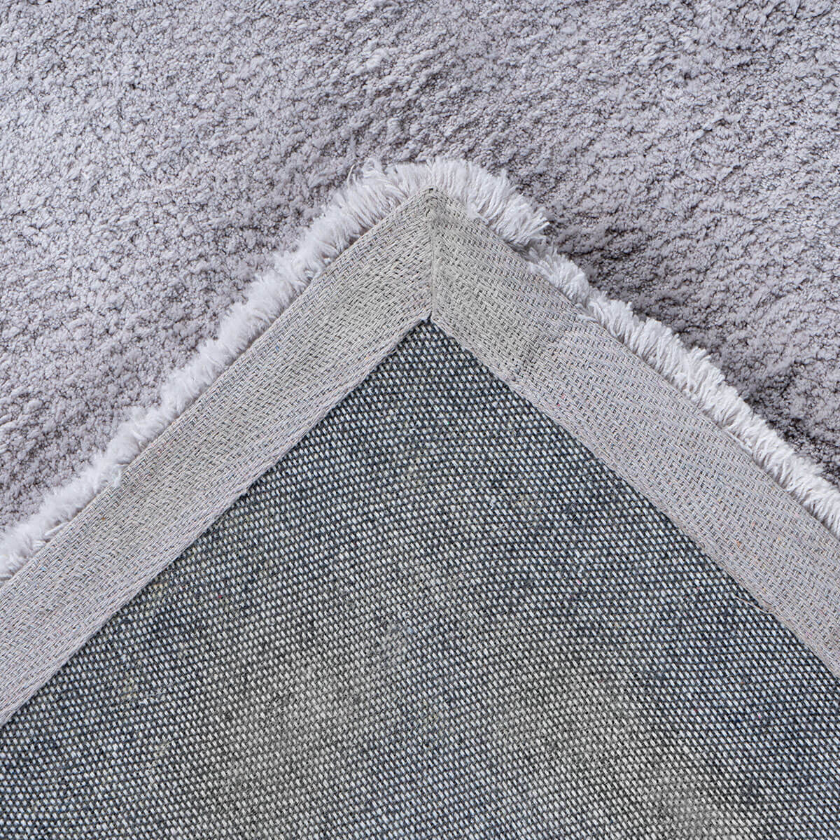 Velvet Vloerkleed hoogpolig Zilver - Eric Kuster Stijl