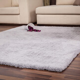 Velvet Vloerkleed hoogpolig Zilver - Eric Kuster Stijl