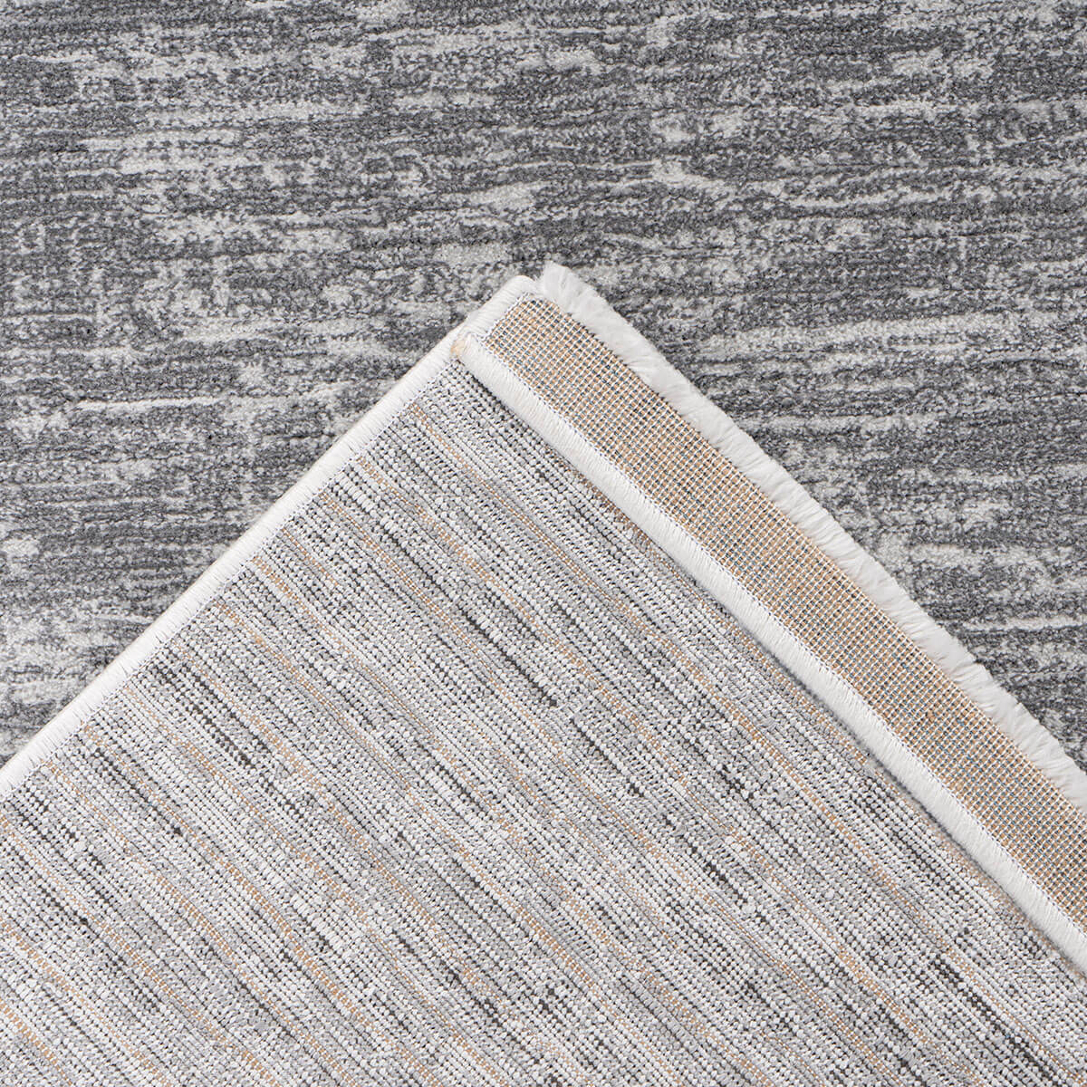 Vloerkleed Palma Zilver/Ivory - laagpolig