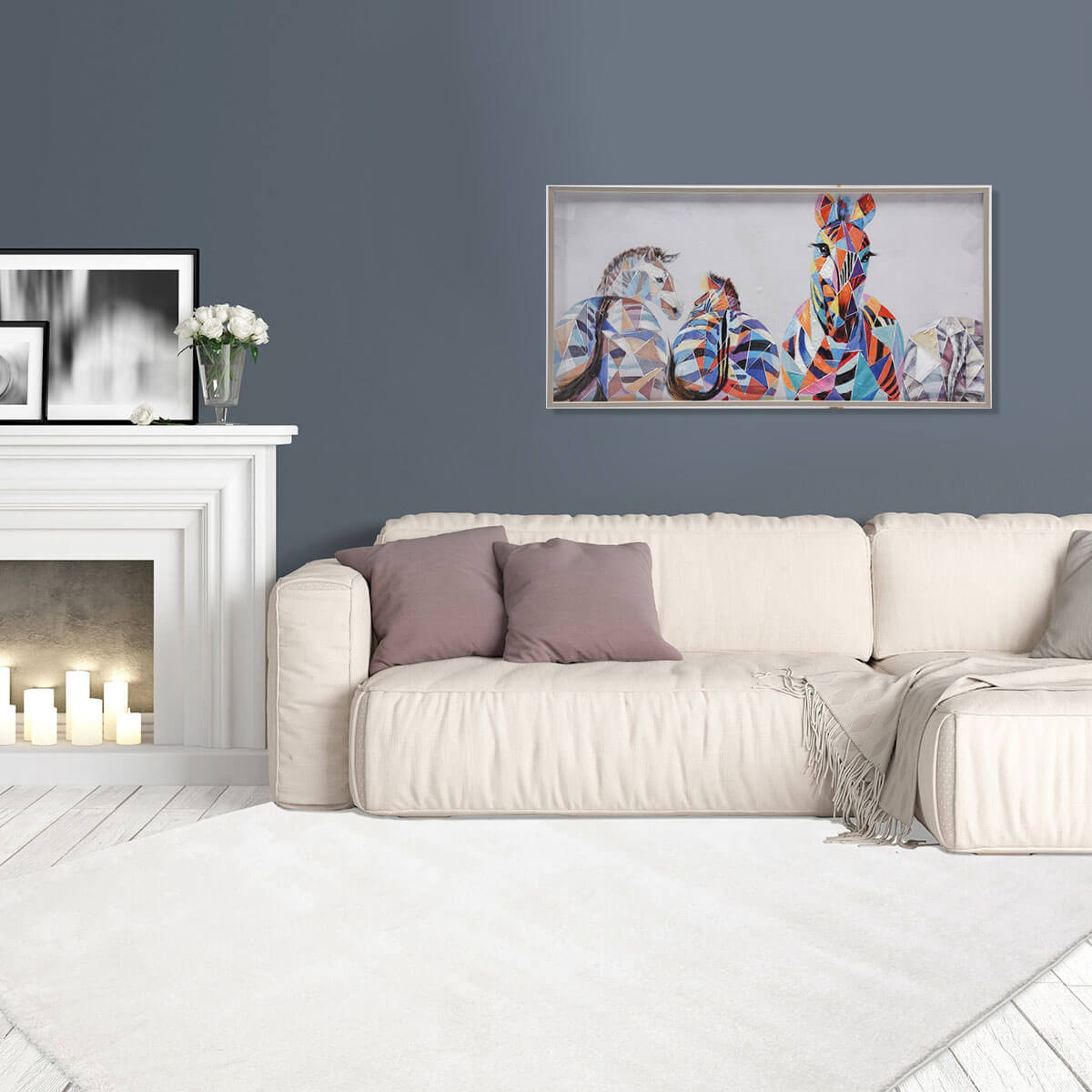 Vloerkleed Softtouch Ivory - laagpolig