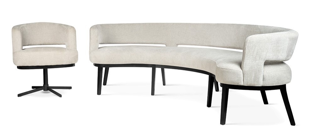 Rotterdam Eetkamerbank 240 cm - Gebroken Wit