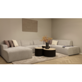 U-bank Claudi - Lichtgrijs