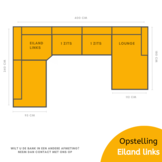 U-bank Claudi - Lichtgrijs