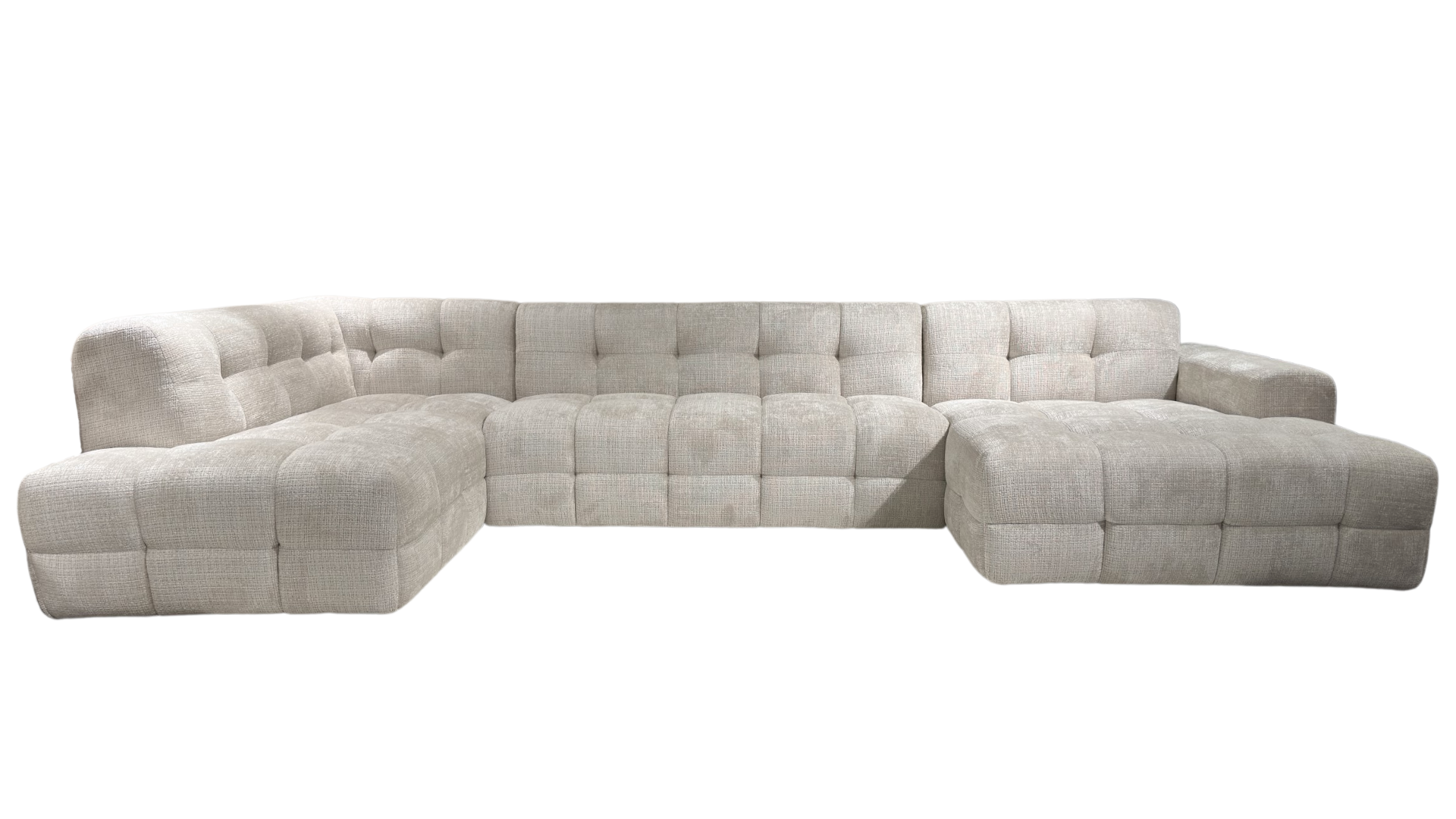 U-Bank Cubes - Geweven stof - Cremé