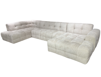 U-Bank Cubes - Geweven stof - Cremé