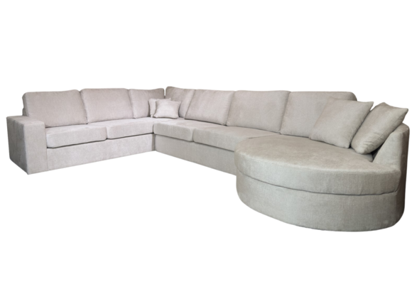 Hoekbank Moon - Gebroken wit