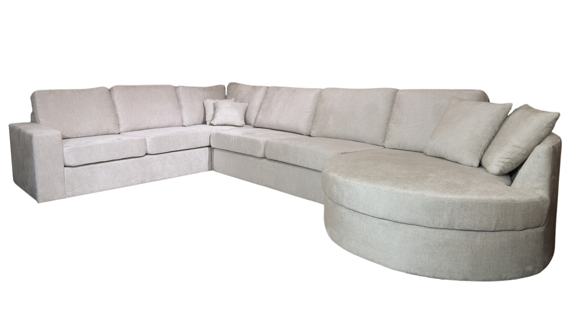 Hoekbank Moon | Gebroken wit