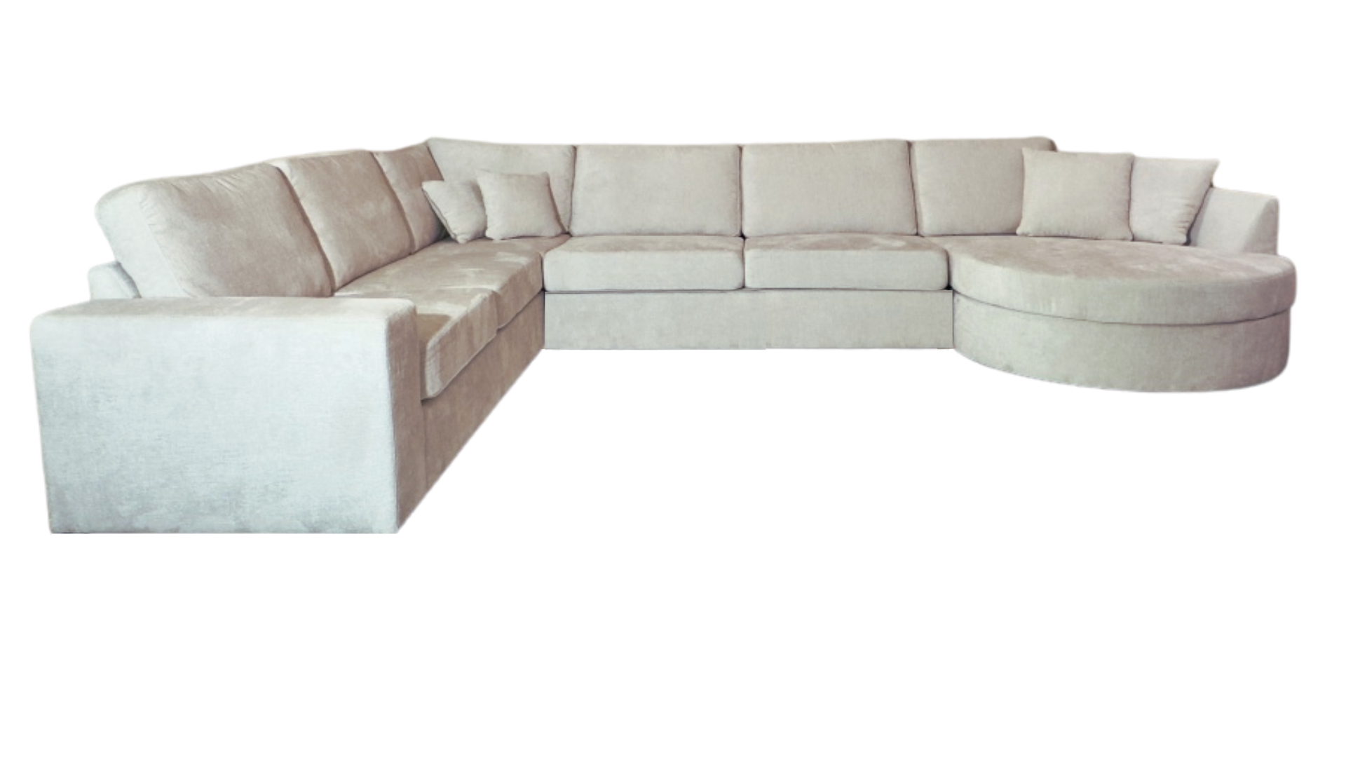 Hoekbank Moon | Gebroken wit