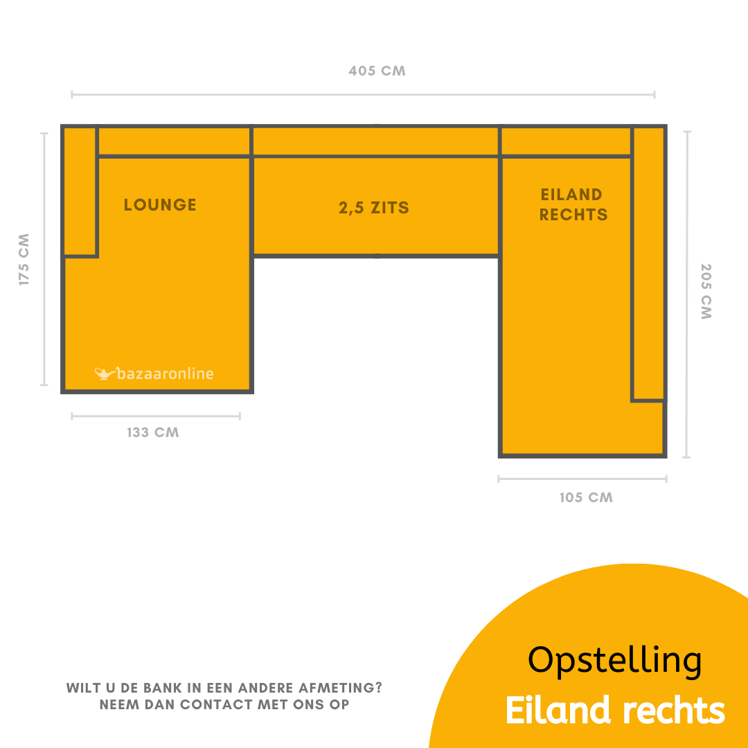 U-Bank Cubes - Geweven stof - Cremé