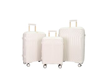 Kofferset Trivago - 3 delig | Crème