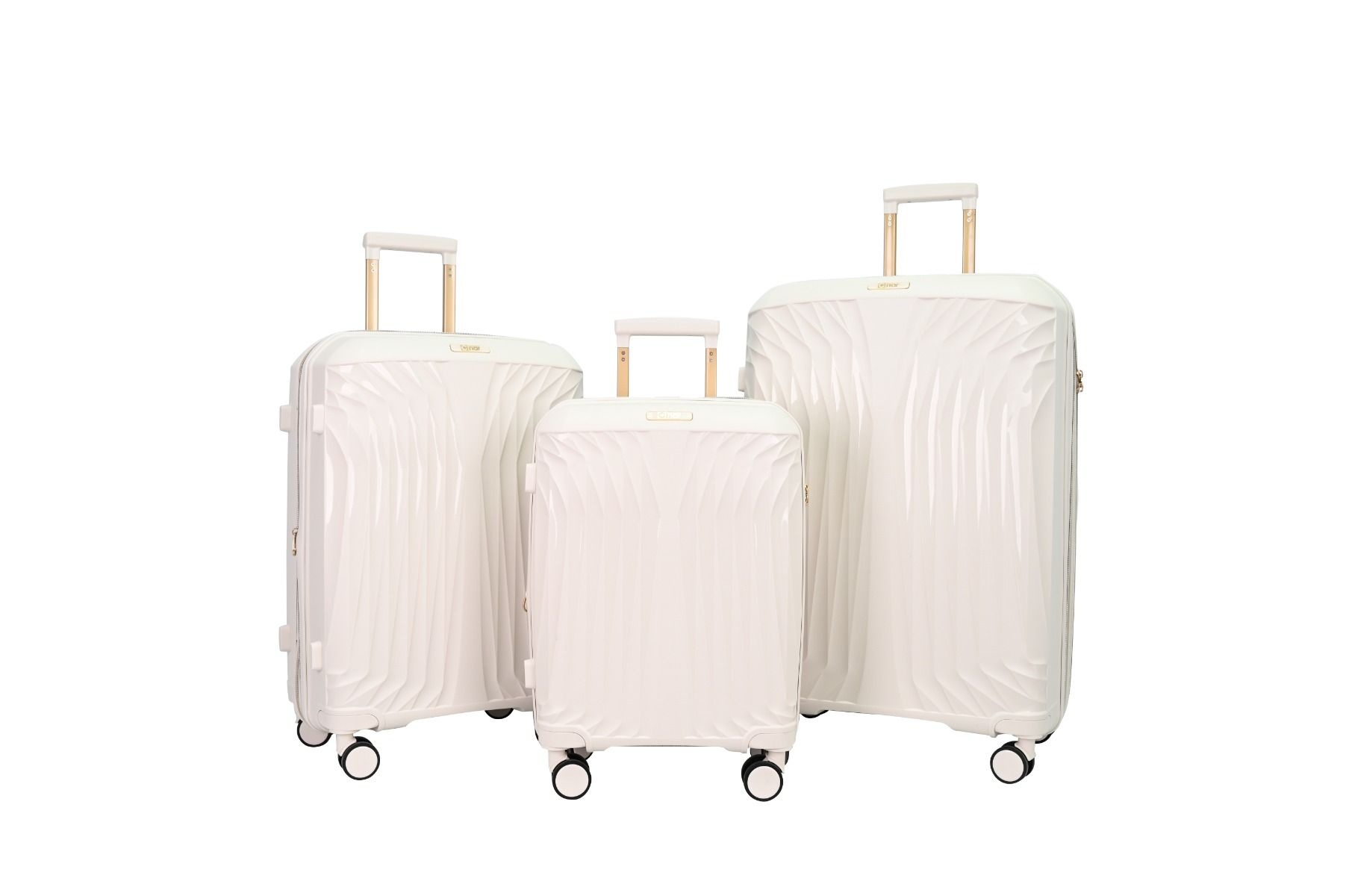 Kofferset Trivago - 3 delig | Crème