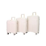 Kofferset Trivago - 3 delig | Crème