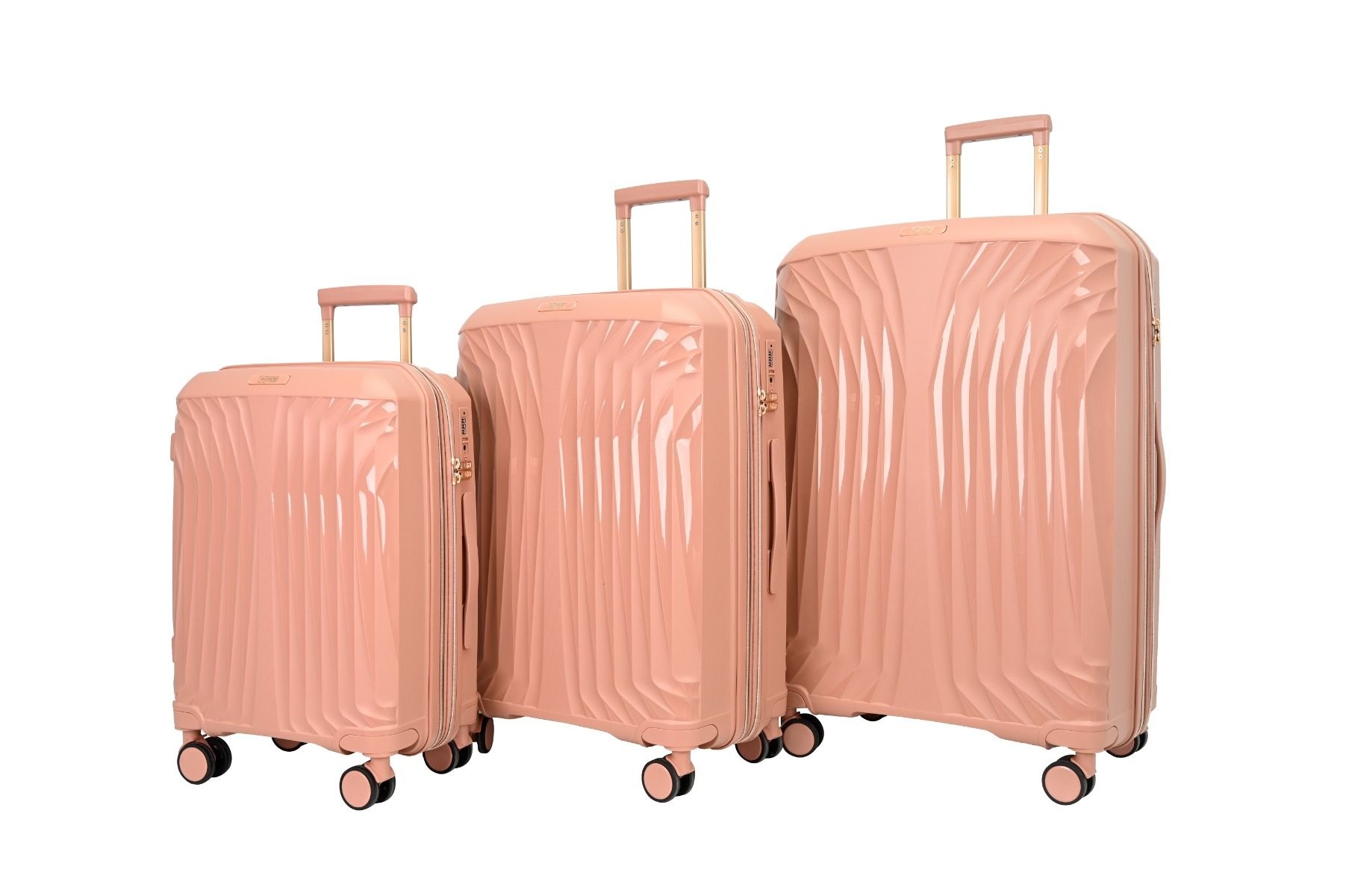 Kofferset Trivago - 3 delig | Roze