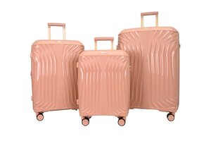 Kofferset Trivago - 3 delig | Roze