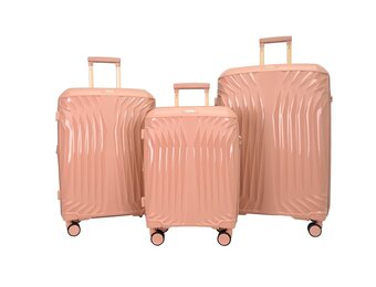 Kofferset Trivago - 3 delig | Roze