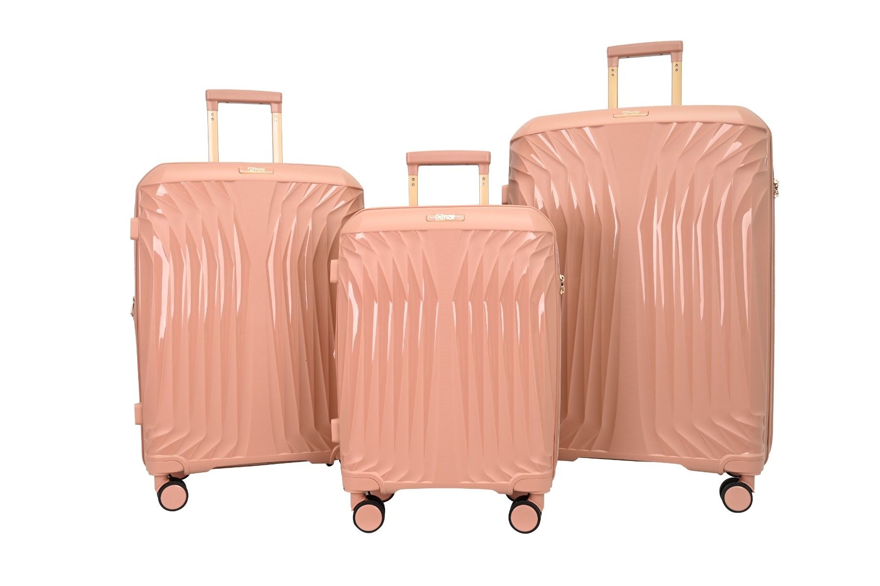 Kofferset Trivago - 3 delig | Roze