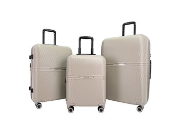 Kofferset Luggari - 3 delig | Beige