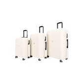 Kofferset Luggari - 3 delig | Crème