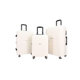 Kofferset Luggari - 3 delig | Crème