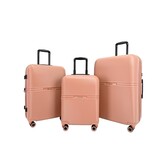 Kofferset Luggari - 3 delig | Roze