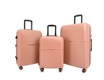 Kofferset Luggari - 3 delig | Roze
