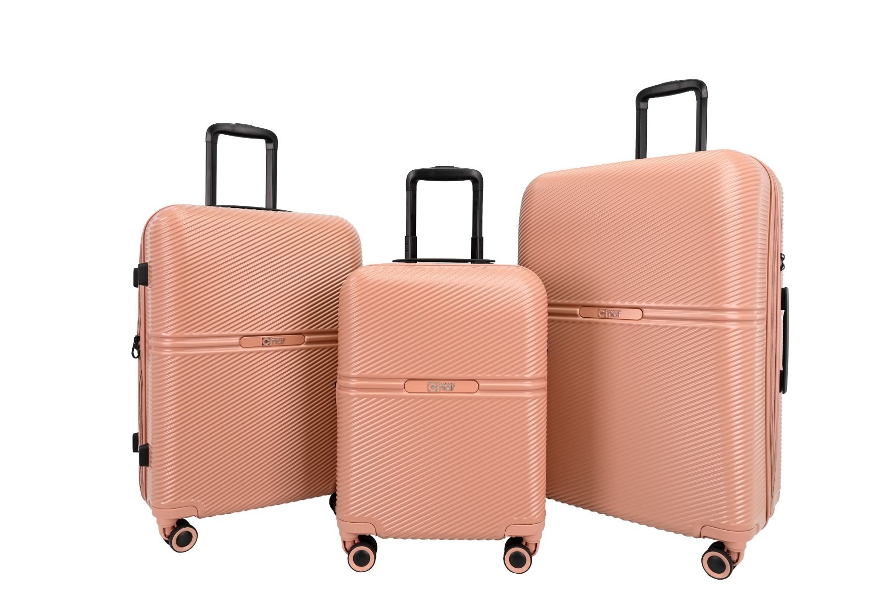 Kofferset Luggari - 3 delig | Roze