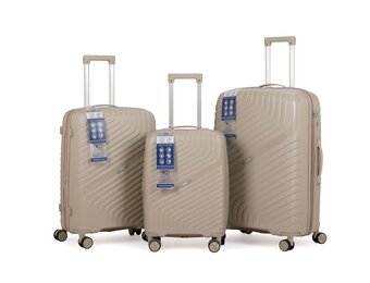 Kofferset Voyanto - 3 delig | Beige