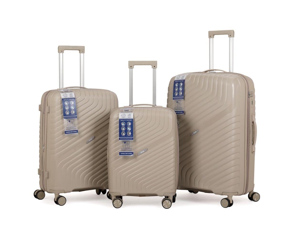 Kofferset Voyanto - 3 delig | Beige