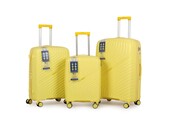 Kofferset Voyanto - 3 delig | Geel
