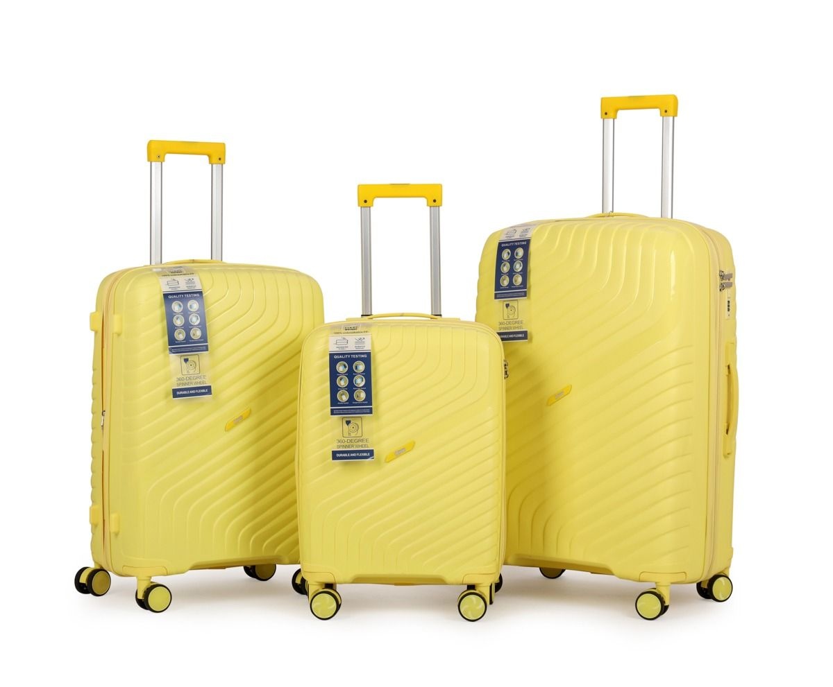 Kofferset Voyanto - 3 delig | Geel