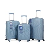 Kofferset Voyanto - 3 delig | Lichtblauw