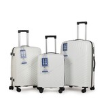 Kofferset Voyanto - 3 delig | Wit