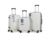Kofferset Voyanto - 3 delig | Wit