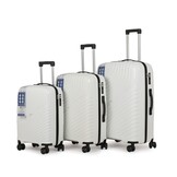 Kofferset Voyanto - 3 delig | Wit