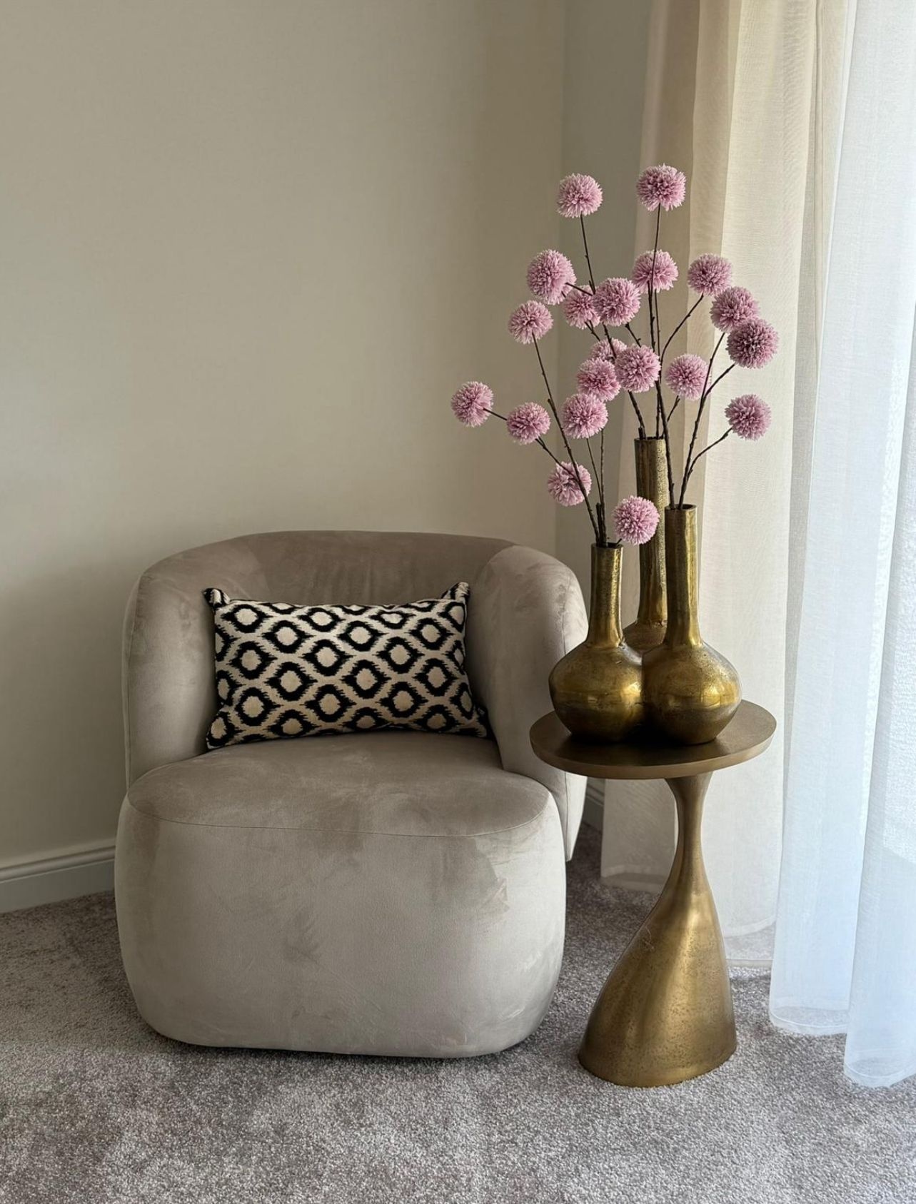 Salerno Fauteuil - Taupe (Quartz 903)