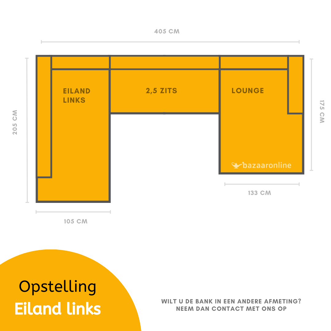 U-Bank Cubes - Geweven stof - Cremé