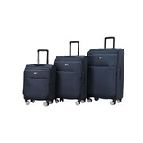 Kofferset Navaro - 3 delig | Blauw