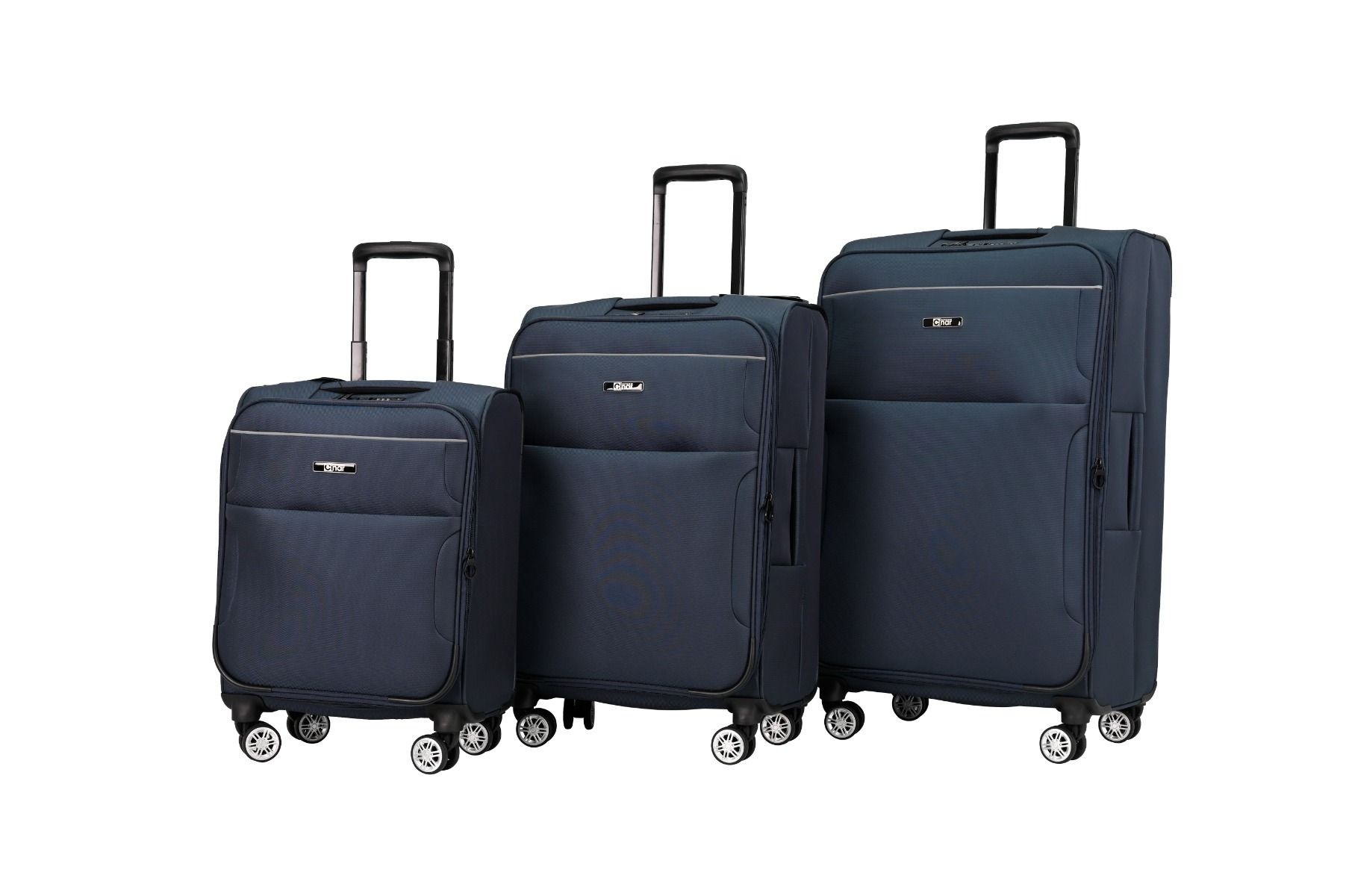 Kofferset Navaro - 3 delig | Blauw
