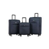 Kofferset Navaro - 3 delig | Blauw