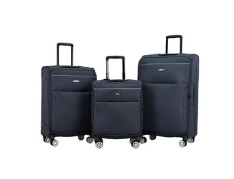 Kofferset Navaro - 3 delig | Blauw